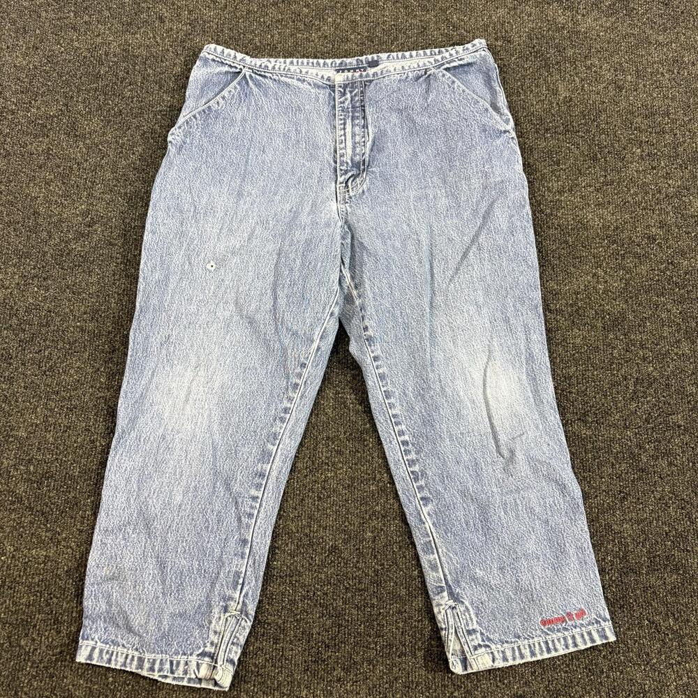 Vintage Tommy Jeans Jeans Juniors 9 Blue Acid Wash Straight Country Girl Denim